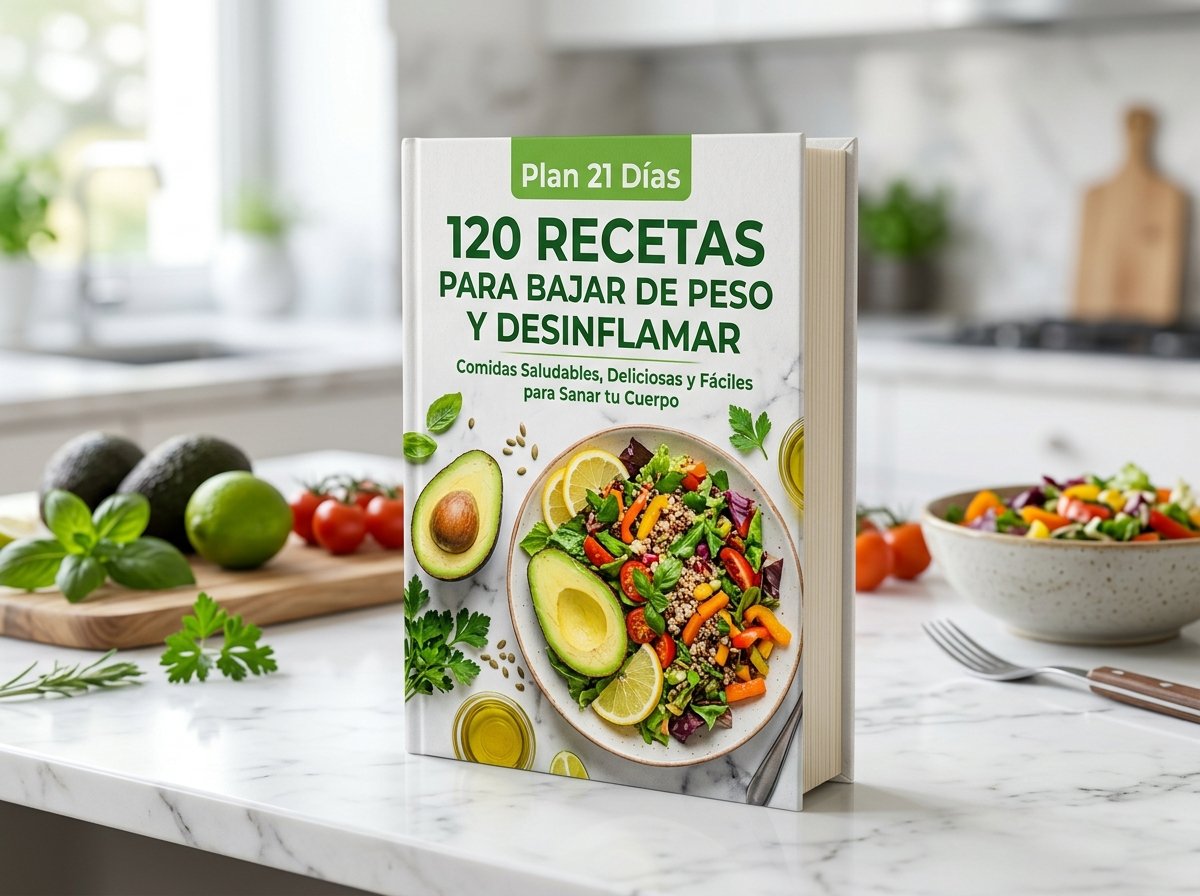 120 Recetas para bajar de peso y desinflamar
